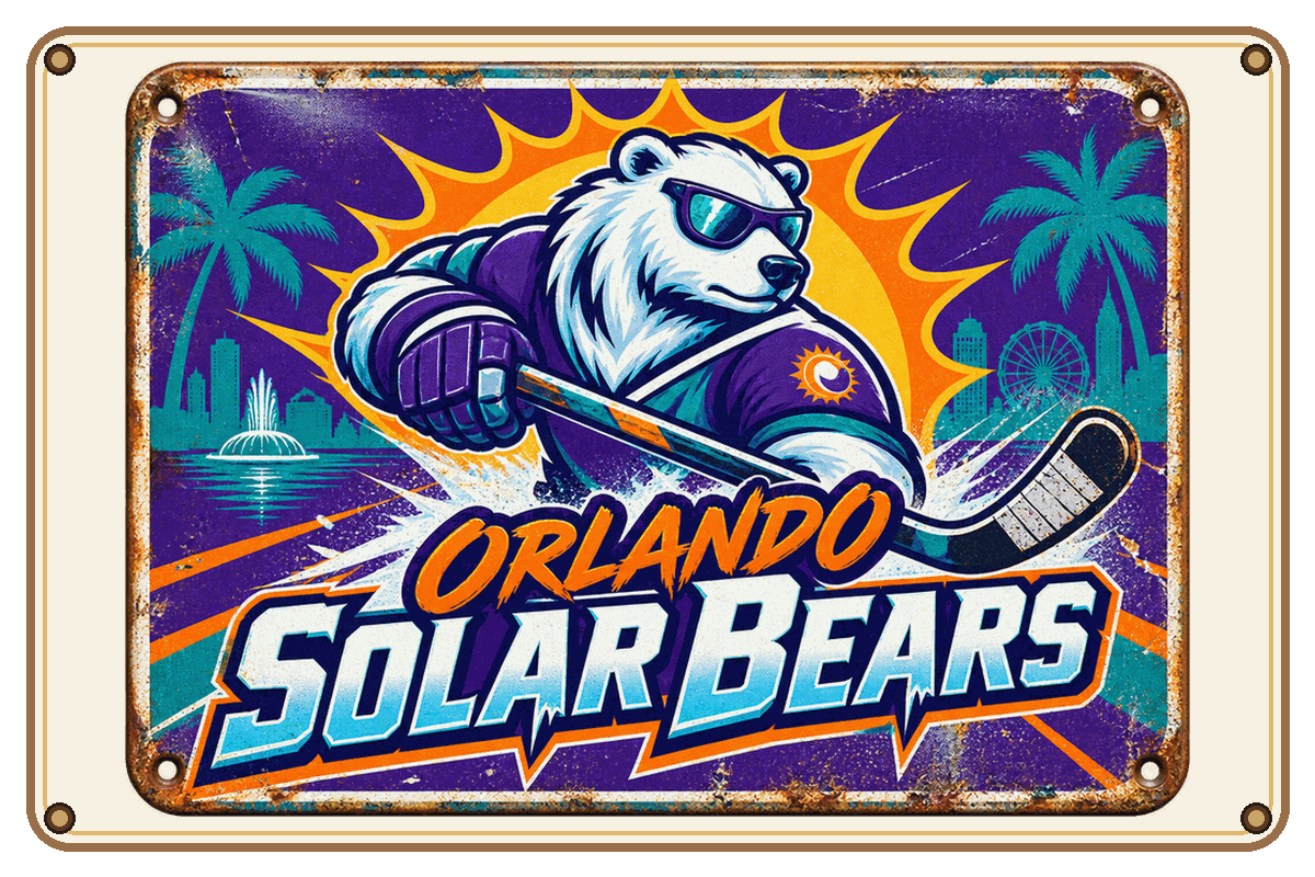 Orlando Solar Bears sign