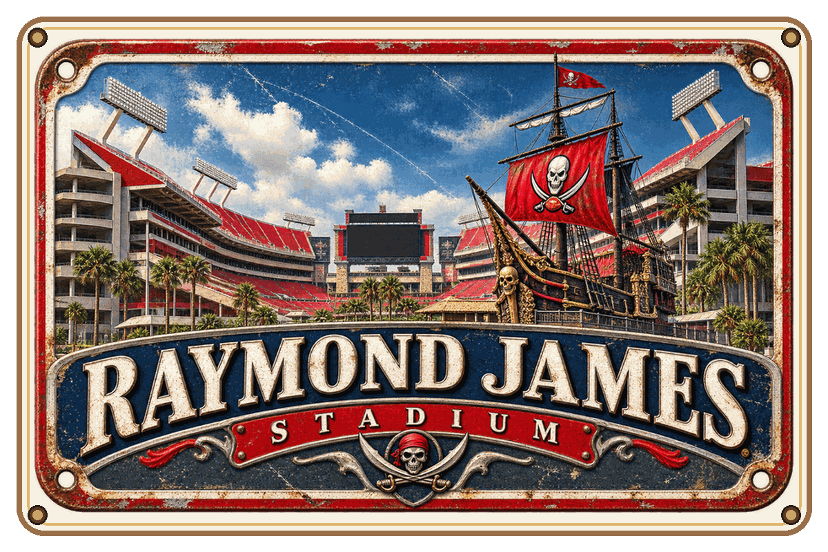 Raymond James Stadium sign