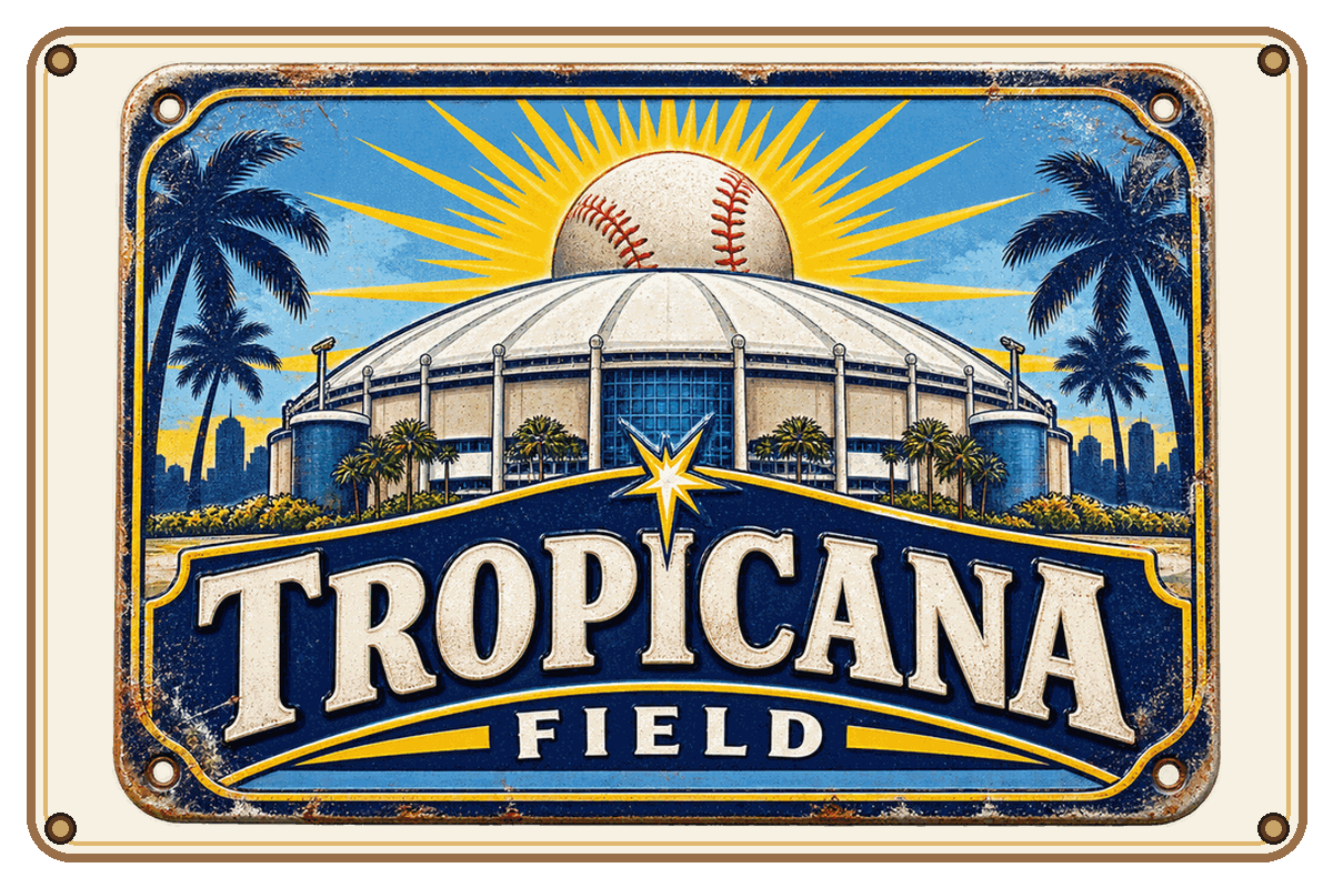 Tropicana Field sign