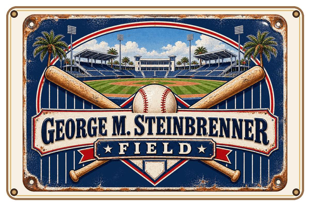 George M. Steinbrenner Field sign