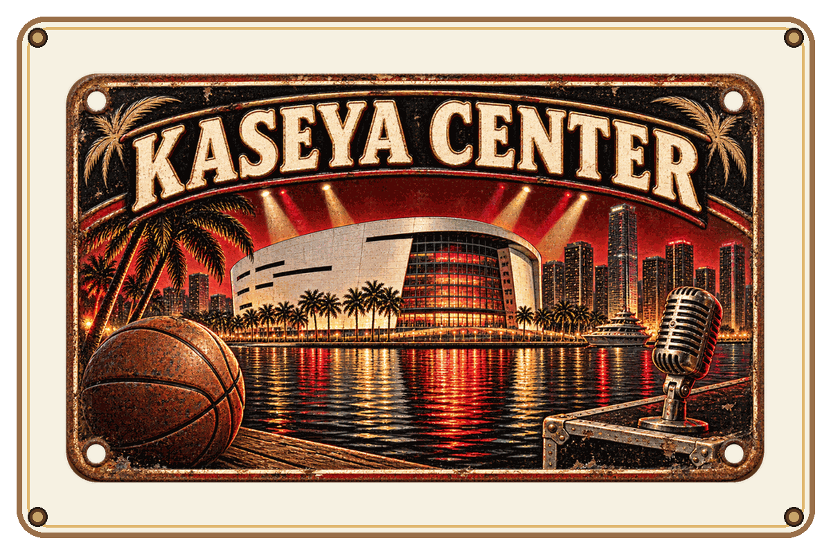 Kaseya Center sign