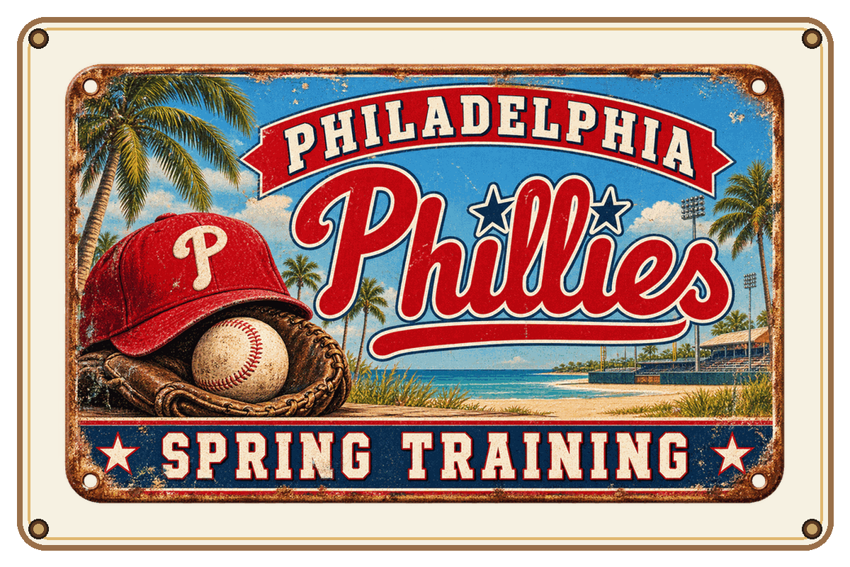 Philadelphia Phillies Spring Training sign