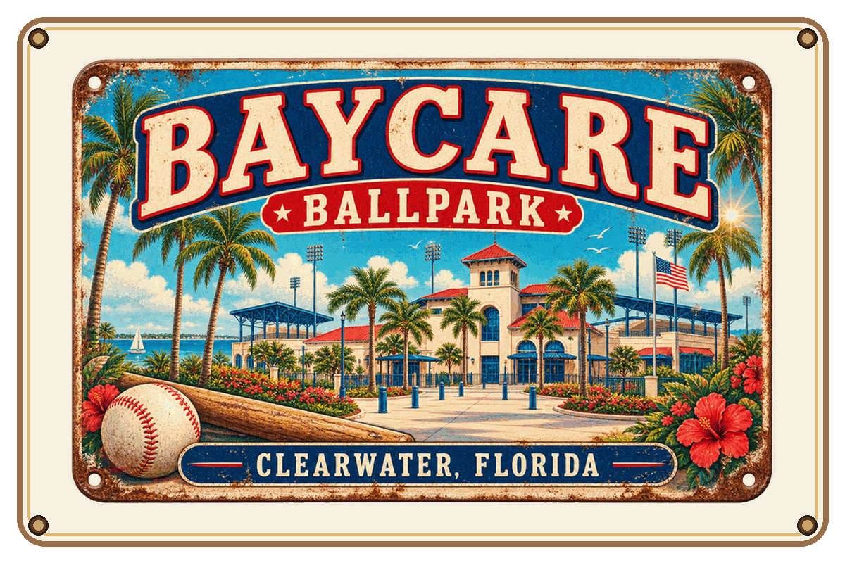 BayCare Ballpark sign
