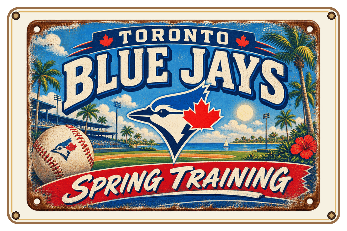 Toronto Blue Jays Spring Training sign
