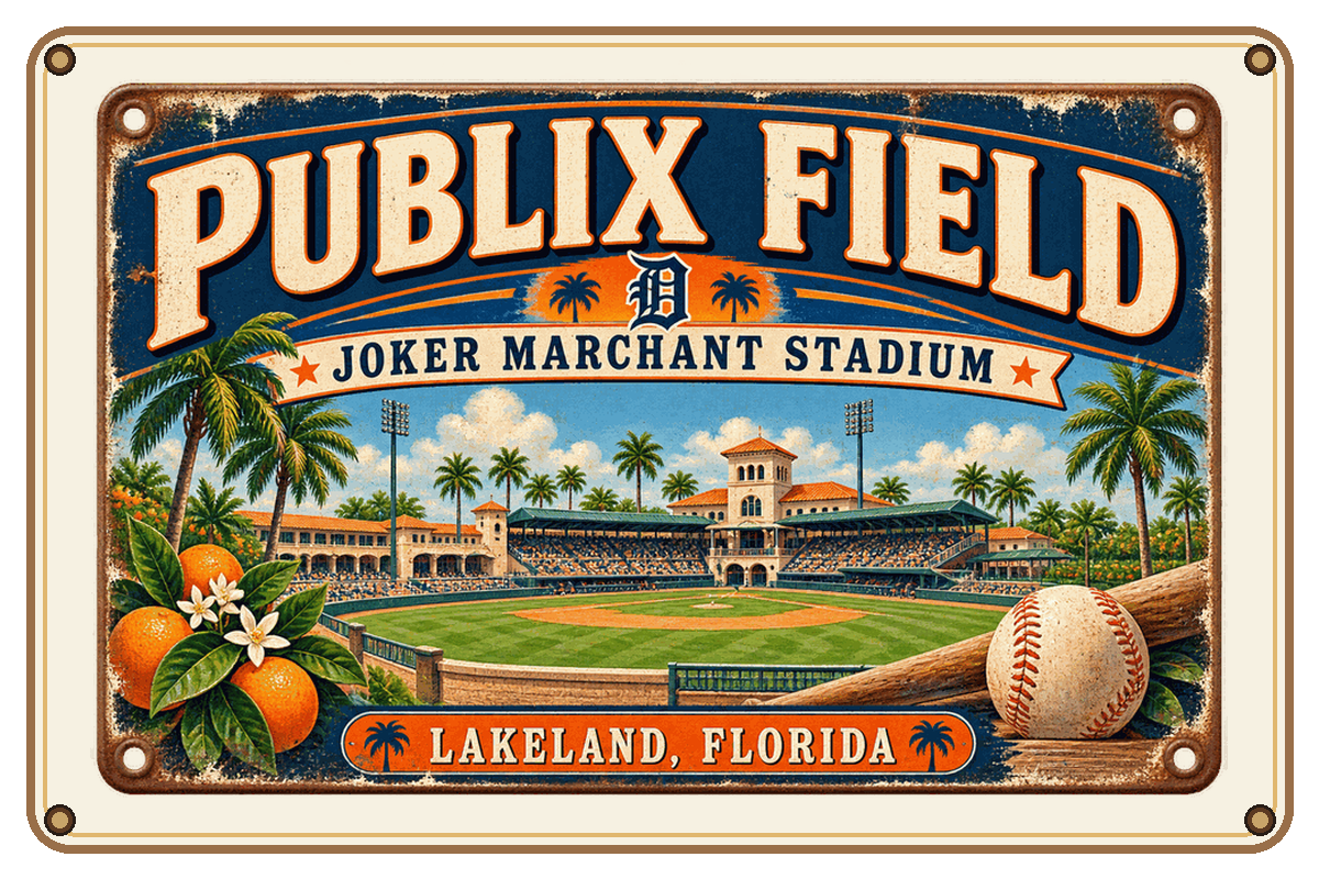 Publix Field at Joker Marchant Stadium sign