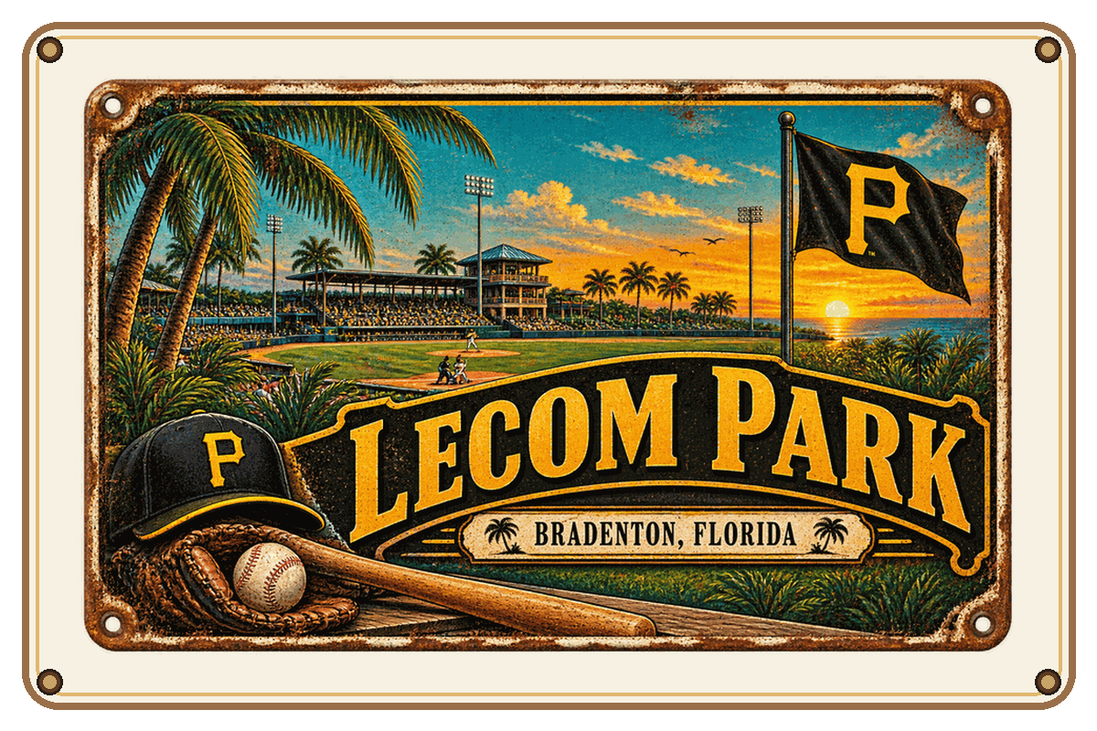 LECOM Park sign