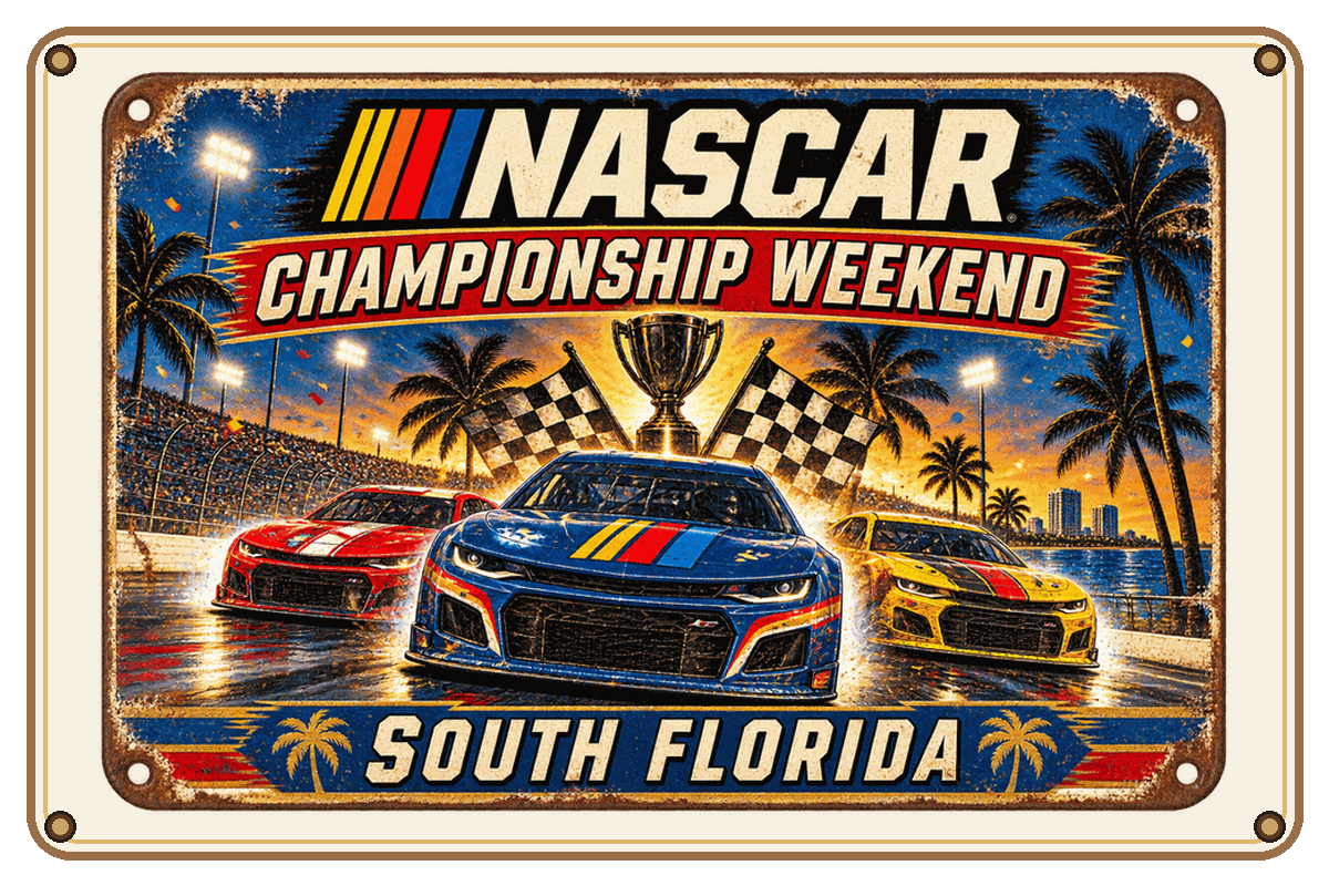 NASCAR Championship Weekend sign