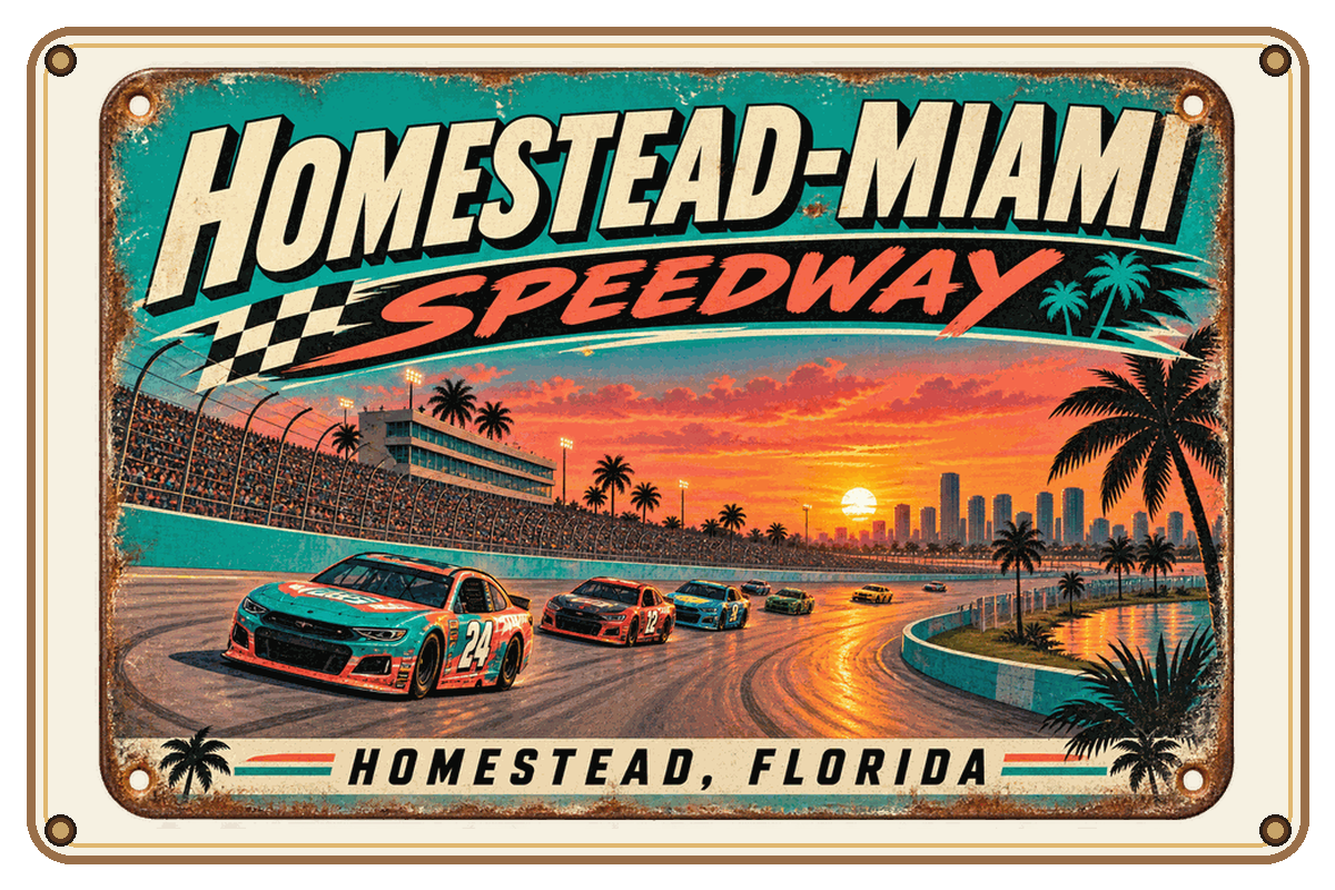Homestead–Miami Speedway sign
