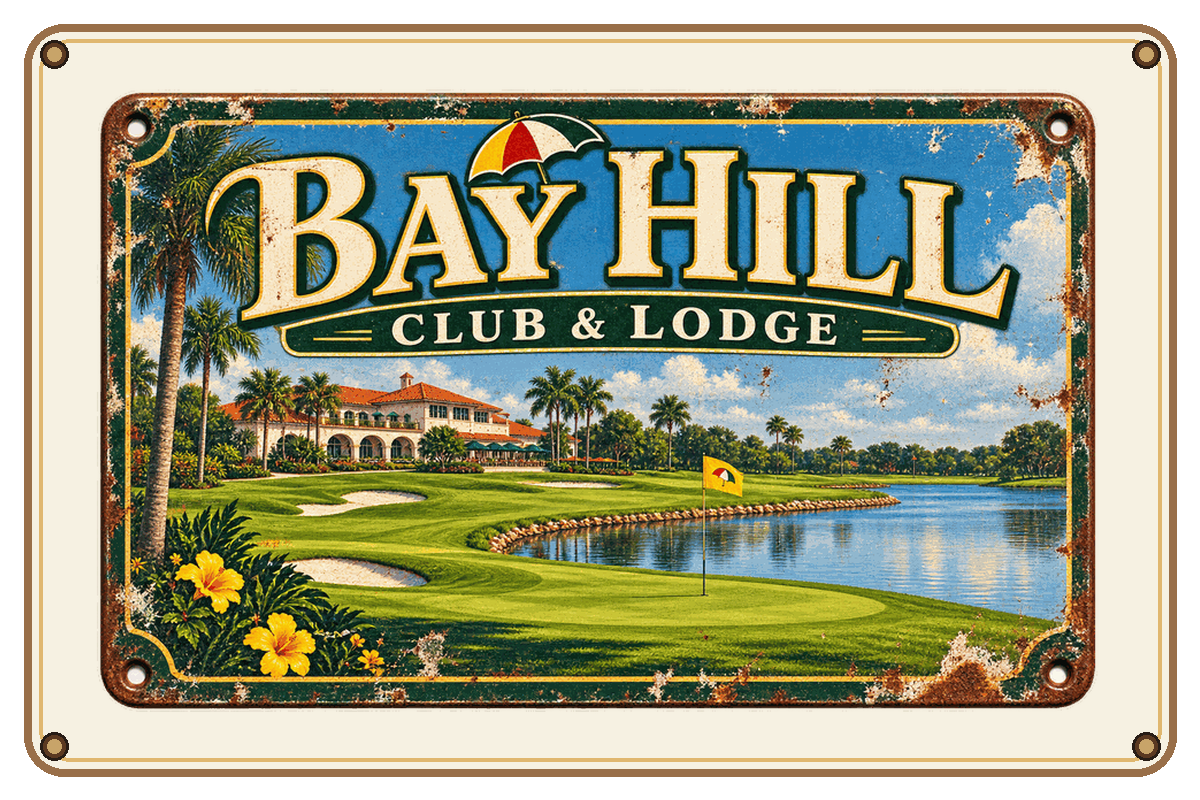 Bay Hill Club & Lodge sign