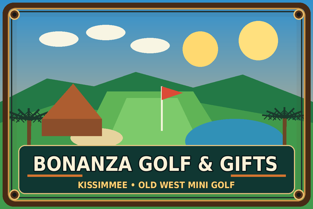 Bonanza Golf Kissimmee vintage sign