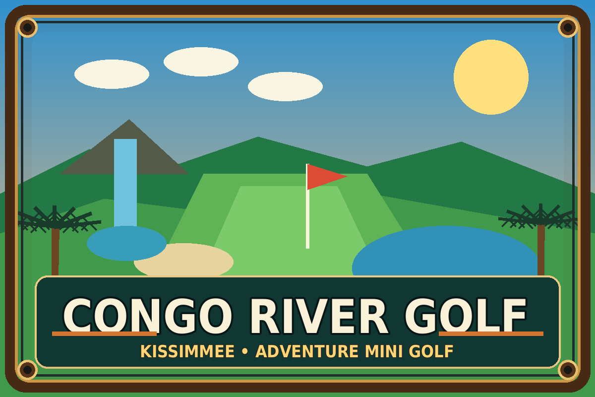 Congo River Kissimmee vintage sign