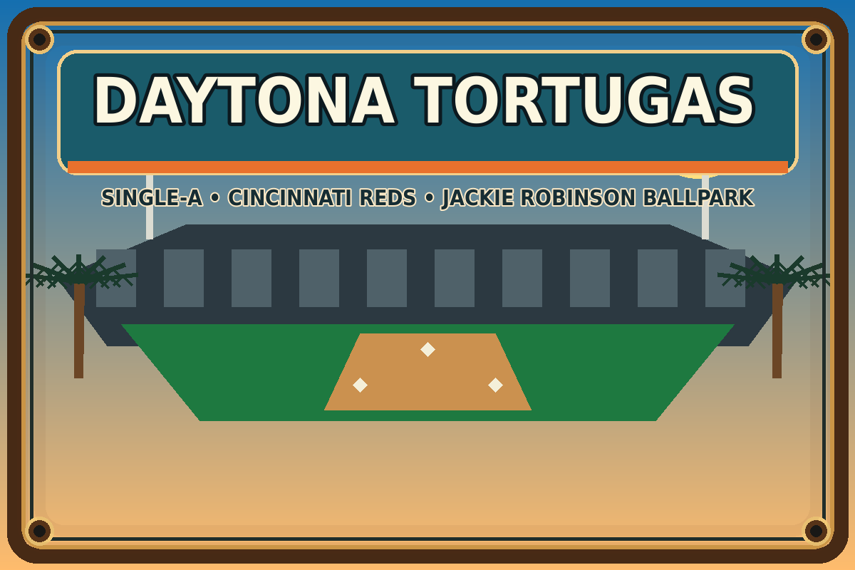 Daytona Tortugas vintage sign