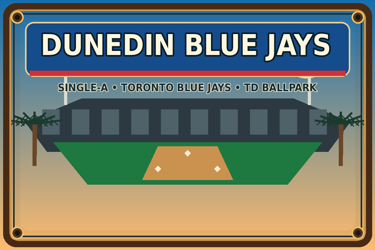 Dunedin Blue Jays vintage sign