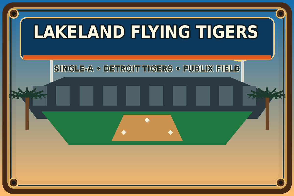 Lakeland Flying Tigers vintage sign