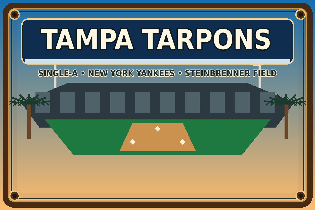Tampa Tarpons vintage sign